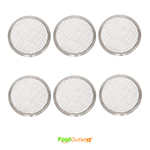 9 Inches Pizza Screen for Commercial Use (Metallic) - Set of 6 Pieces