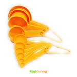 10 Piece Plastic Measuring Cup and Spoons