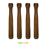 Wooden Muddler - Set of 4 , Color : Lacquered Walnut
