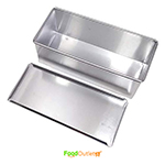 Aluminium Bread Mould Loaf Tin 9 x 4 x 3.5 Inches