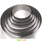 6 Cake/Bakery Cutter - Heavy Duty Joint-Less Steel Round  5, 6, 7,8, 9 &10 inch (Pack of 6 Round Cutters)