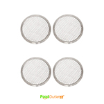 6 Inches Aluminium Pizza Screen- Set of 4 Pieces