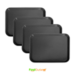 Plastic Trays 16" Rectangular - 4 Pieces